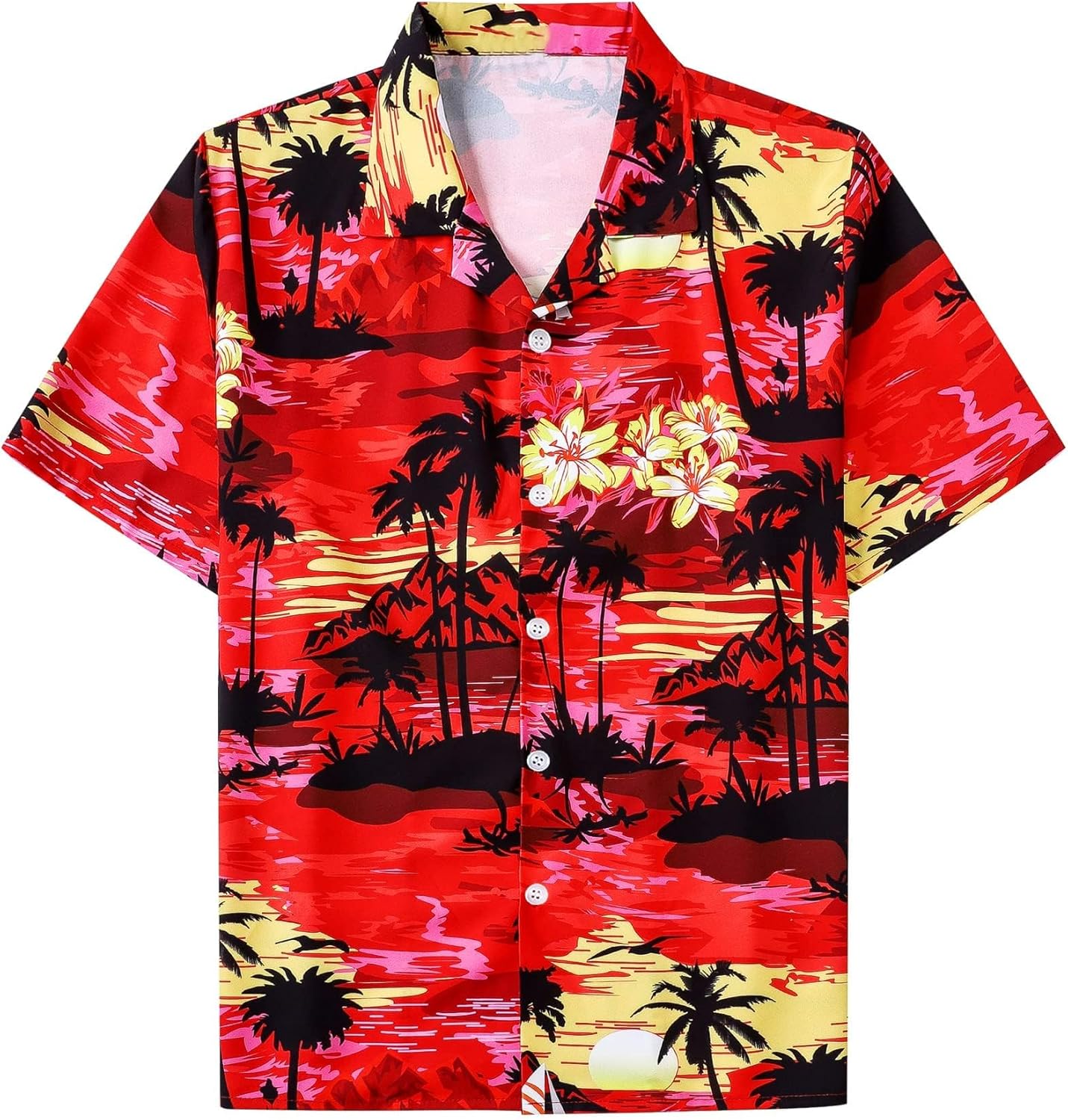 Hawaiian Family Matching Outfits for Dad Son Mom Daughter