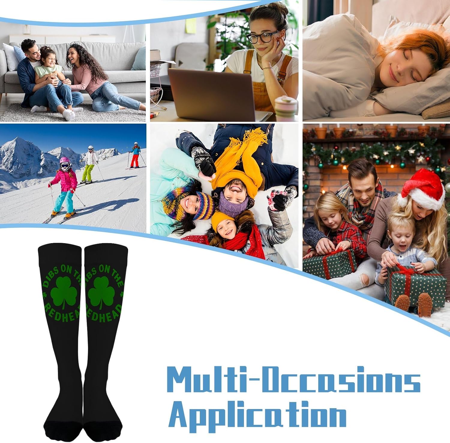 St Patricks Day Funny Socks for Women Creative Gift Uniqueon
