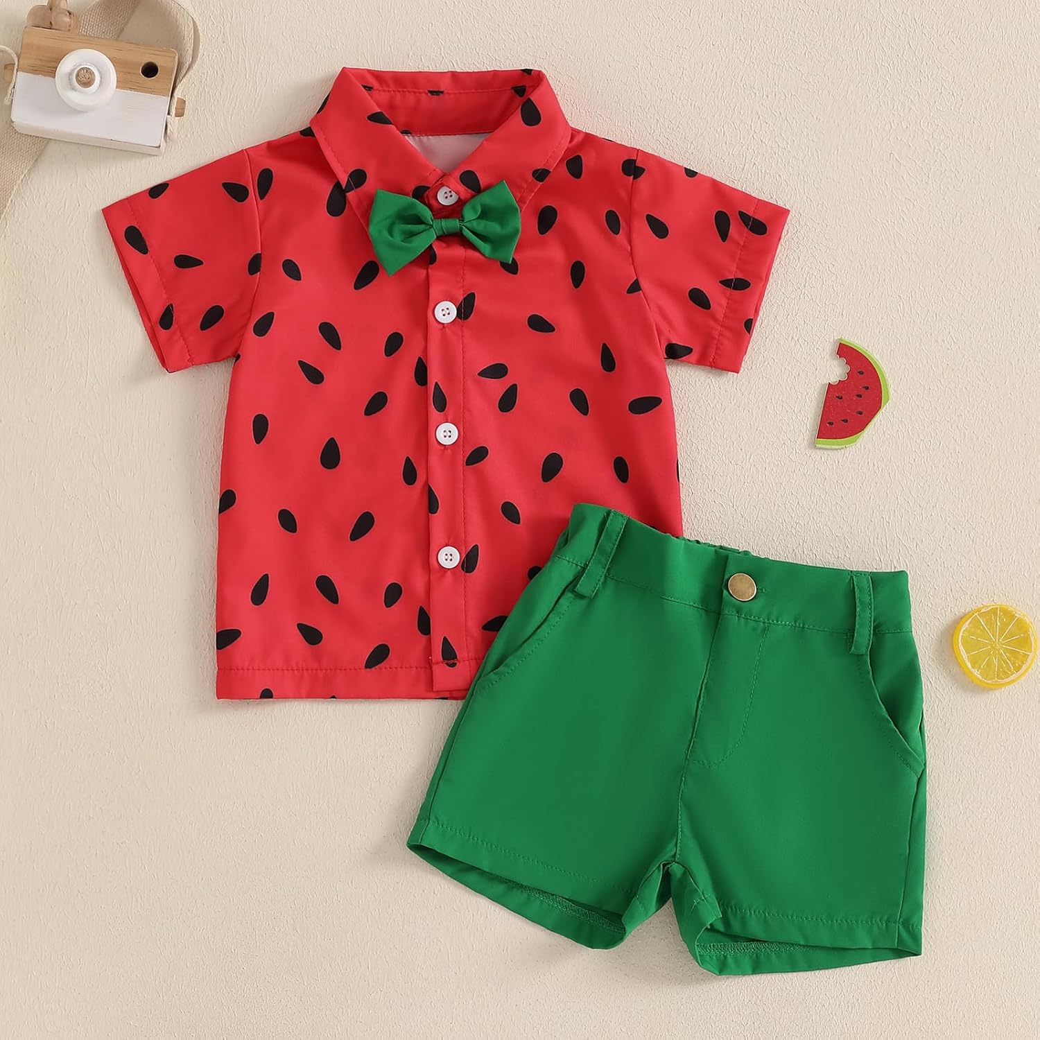 AUJUBUY Baby Boy Summer Outfit Premium Comfort Style