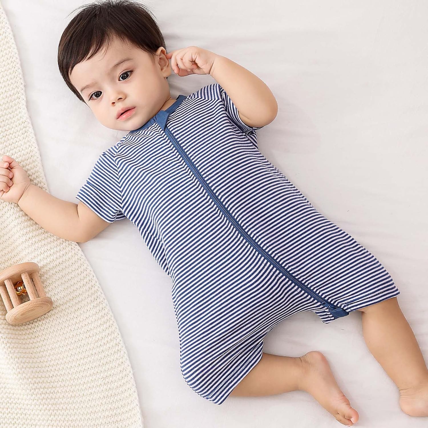 BeiVSlley 2-Pack Cotton Romper for Baby Adorable and Safe