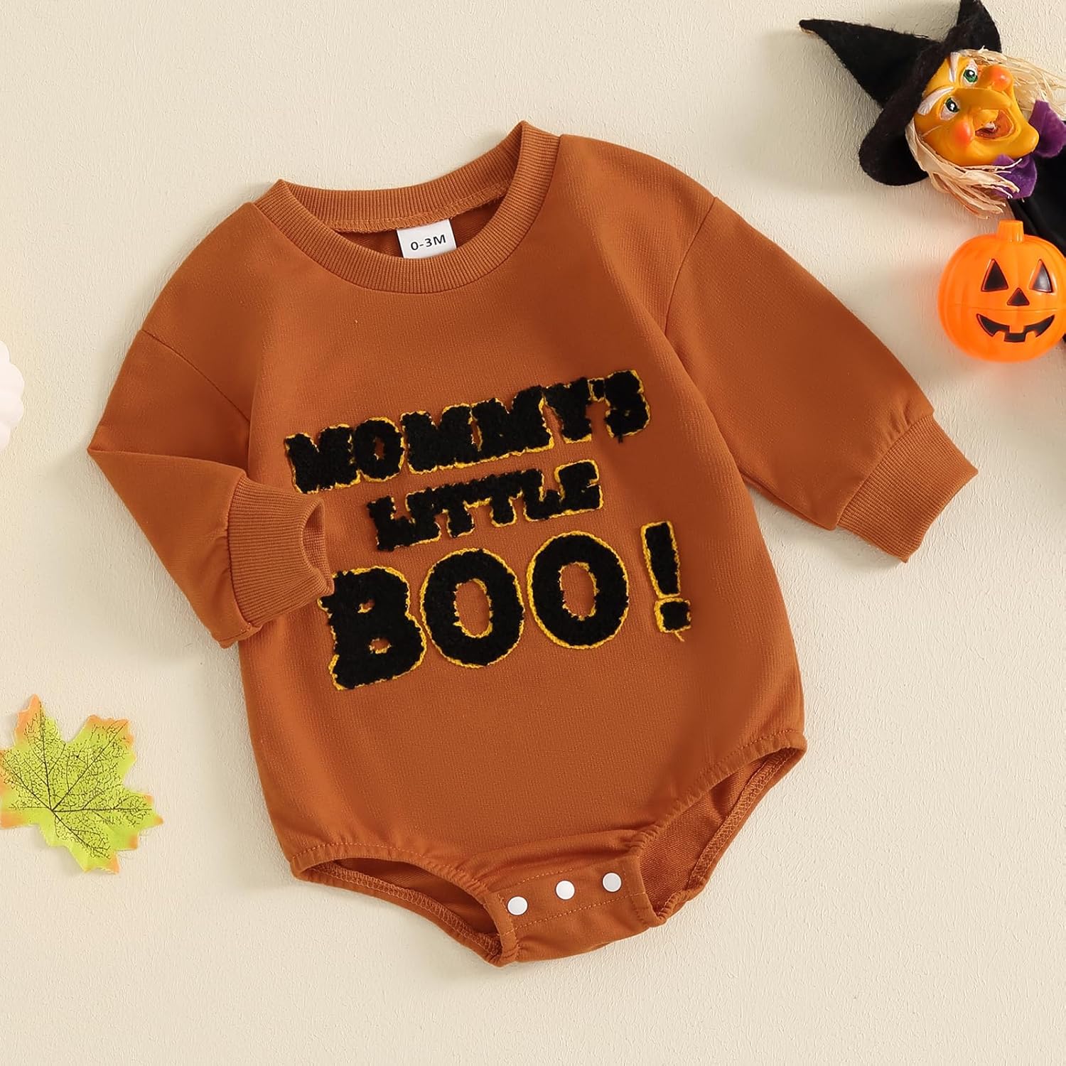 Amnnchya Baby Halloween Spooky Romper