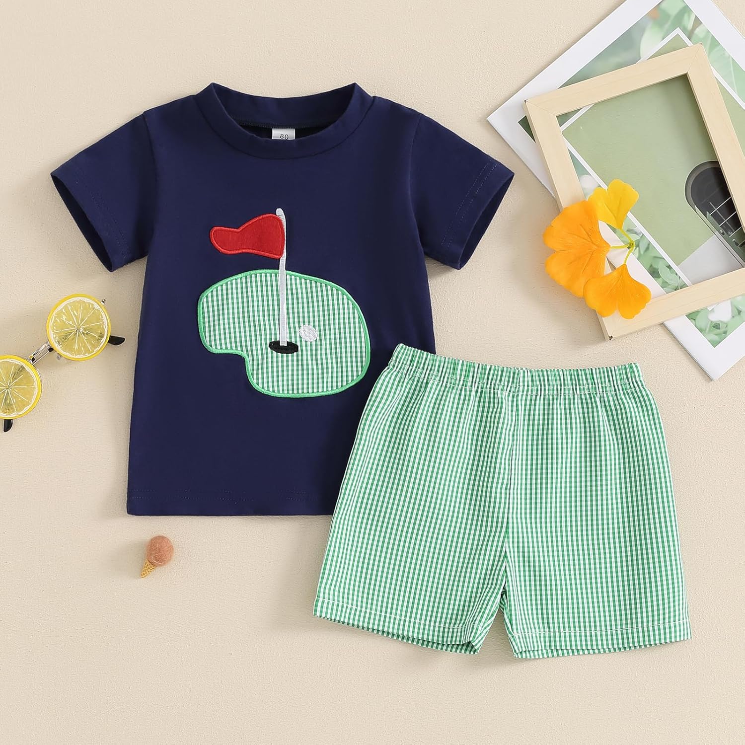 Cute Toddler Golf Outfit Baby Boys Golf Clothing for Summer
