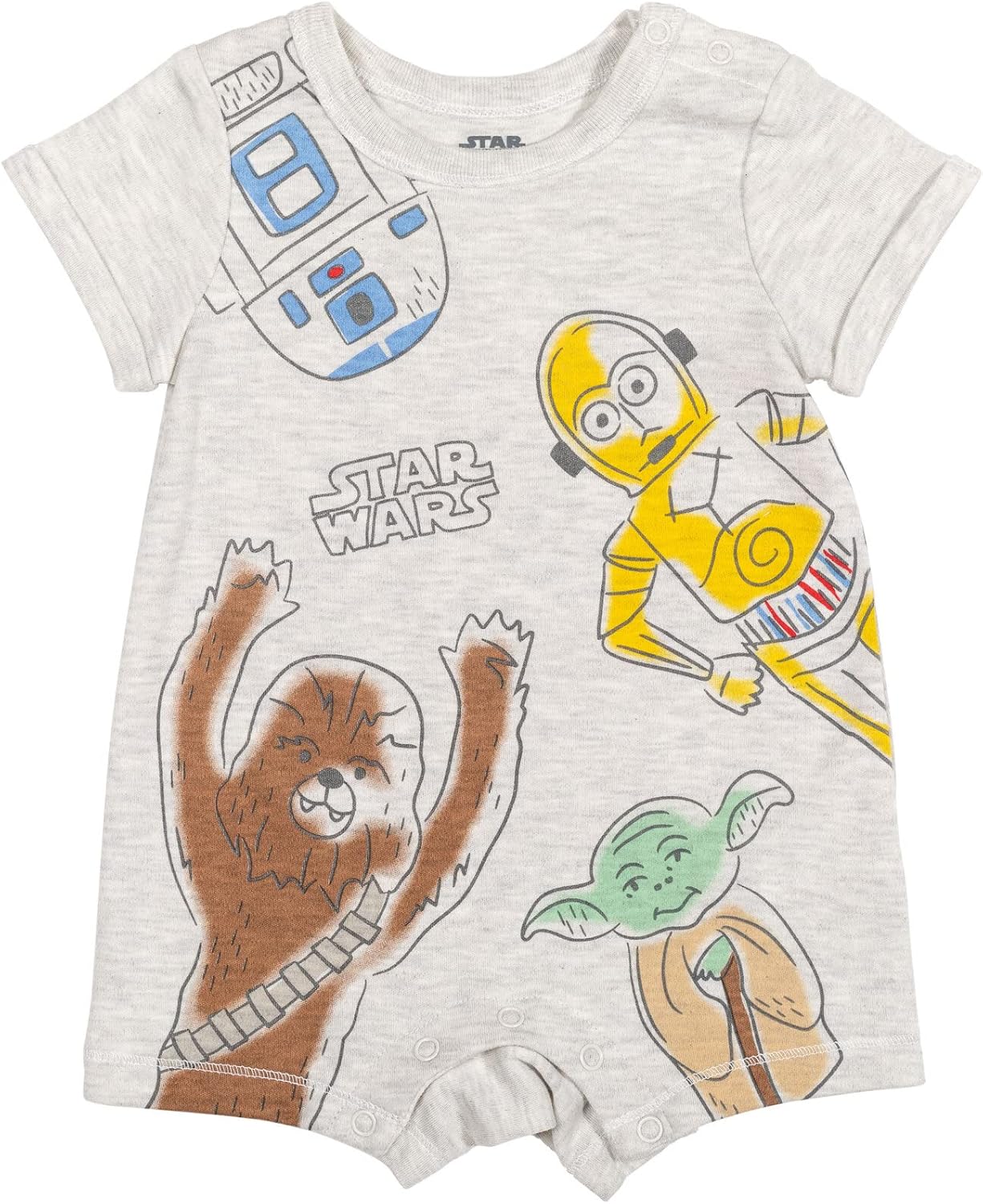 Star Wars Grogu Baby Romper and Bucket Sun Hat