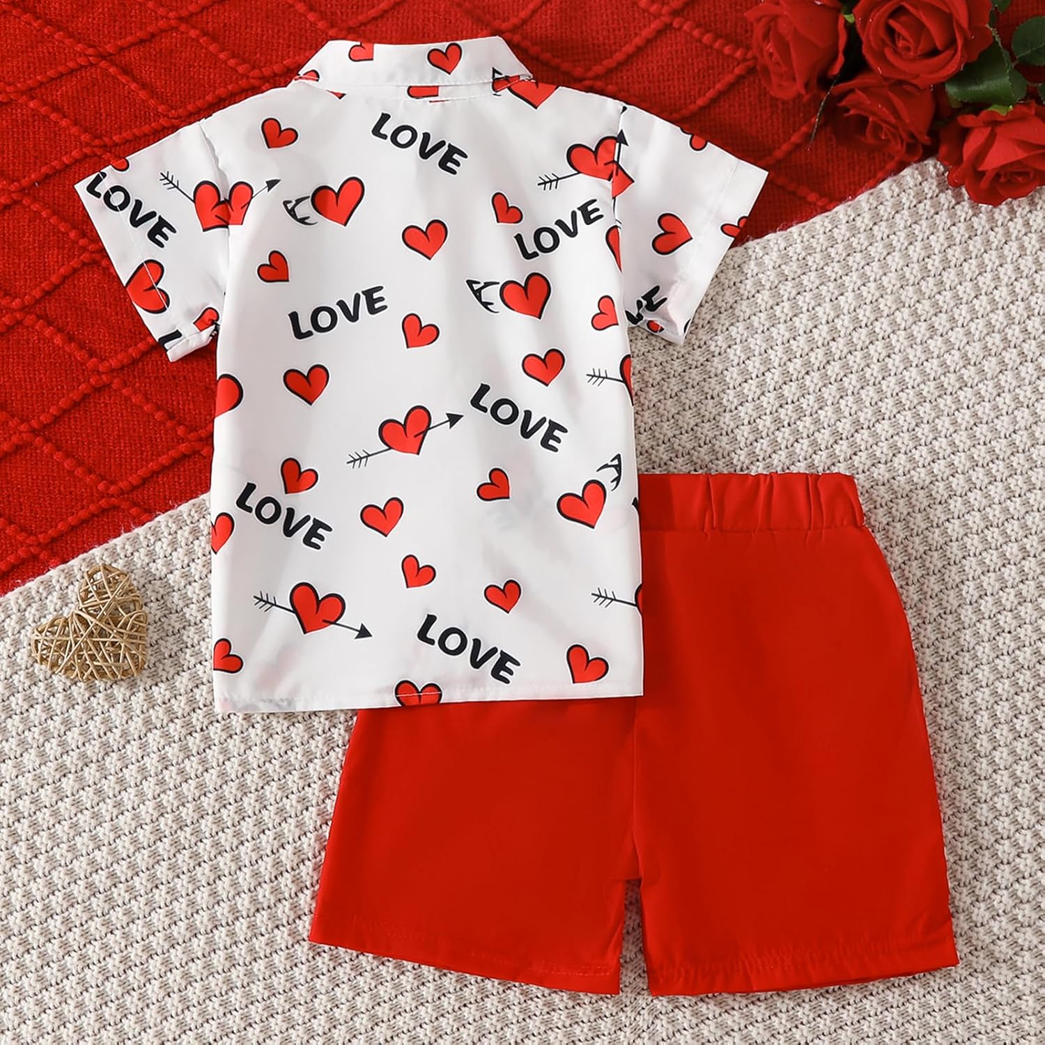 Little Boy Valentines Day Outfit