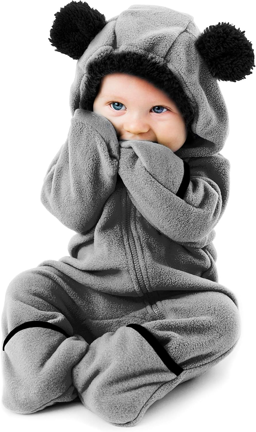 Cuddle Club Fleece Baby Bunting Bodysuit