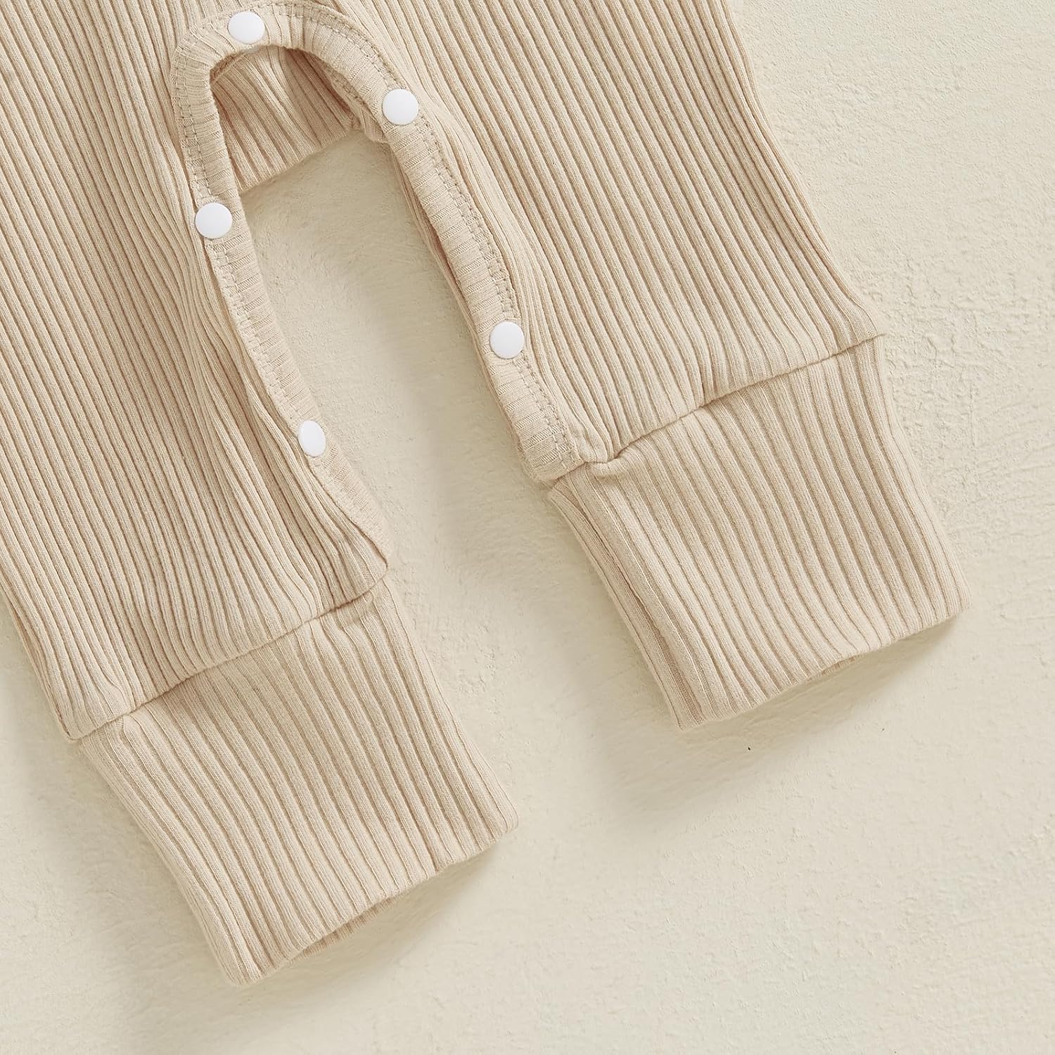 Gentle Baby romper with snap closure for easy diapering