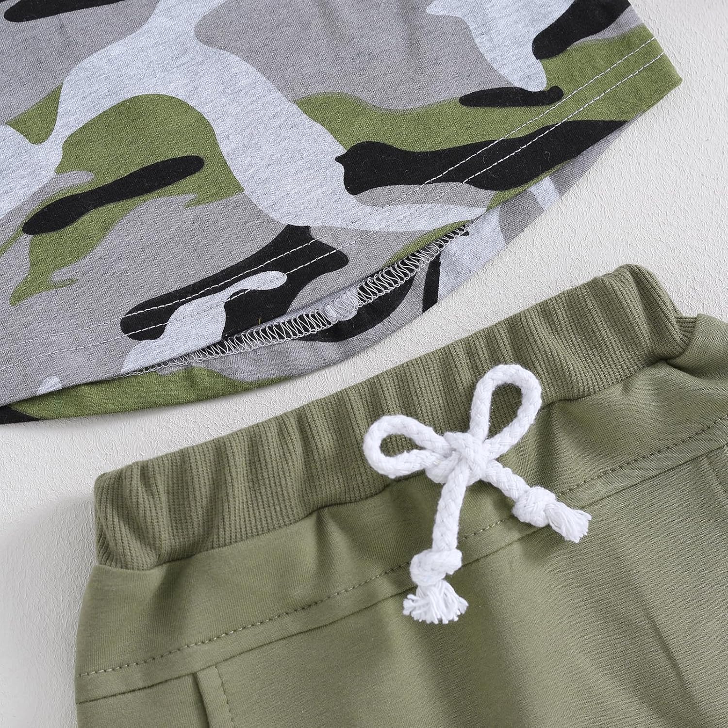 4th of July Toddler Boy Girl Camo Set