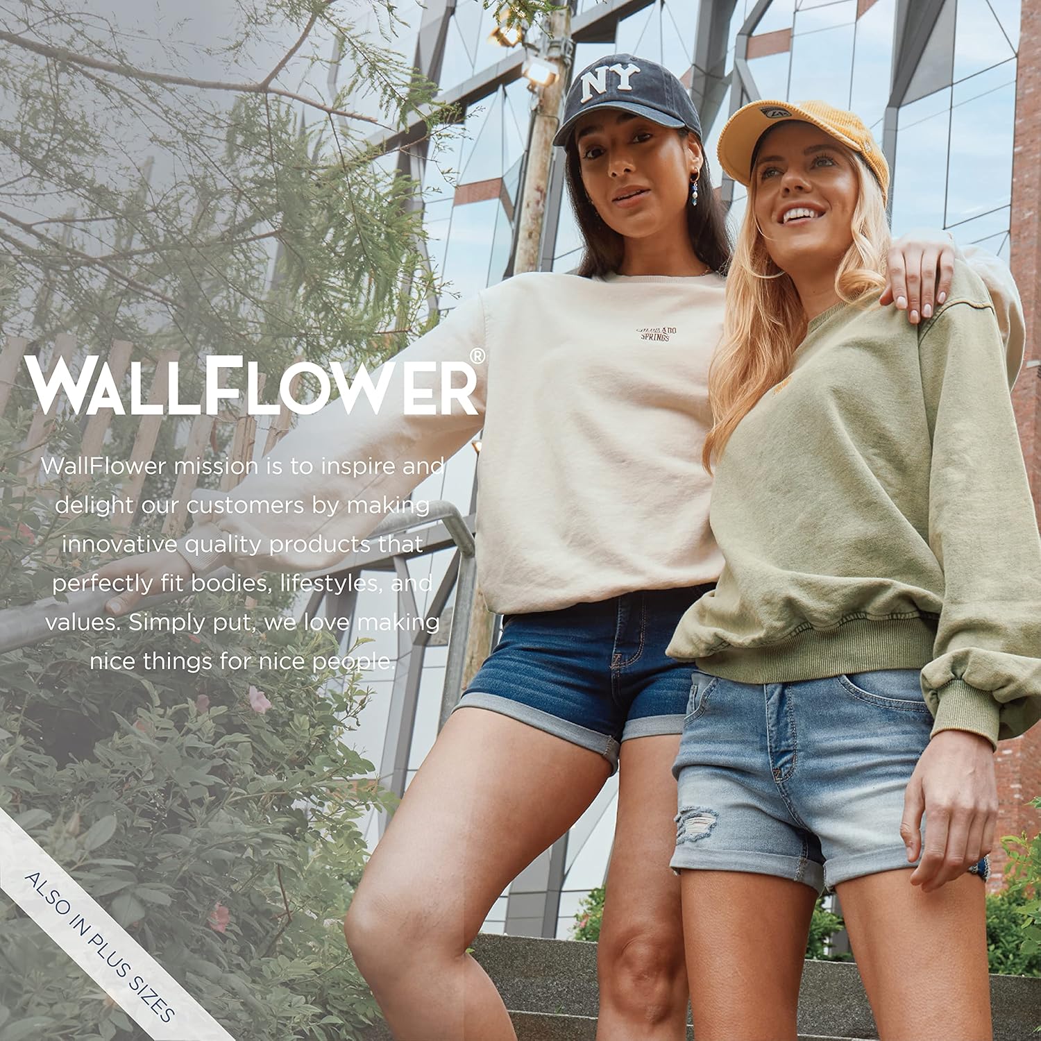 WallFlower Womens Trendy Mid-Rise Stretch Shorts