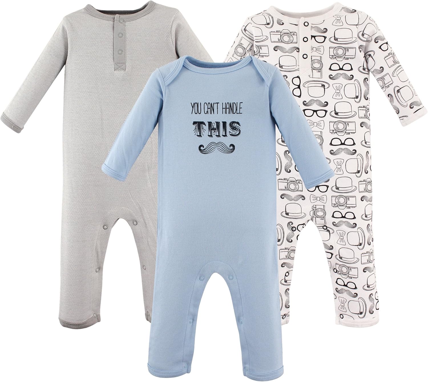 Hudson Baby - Soft Cotton Coveralls for Baby-Girls