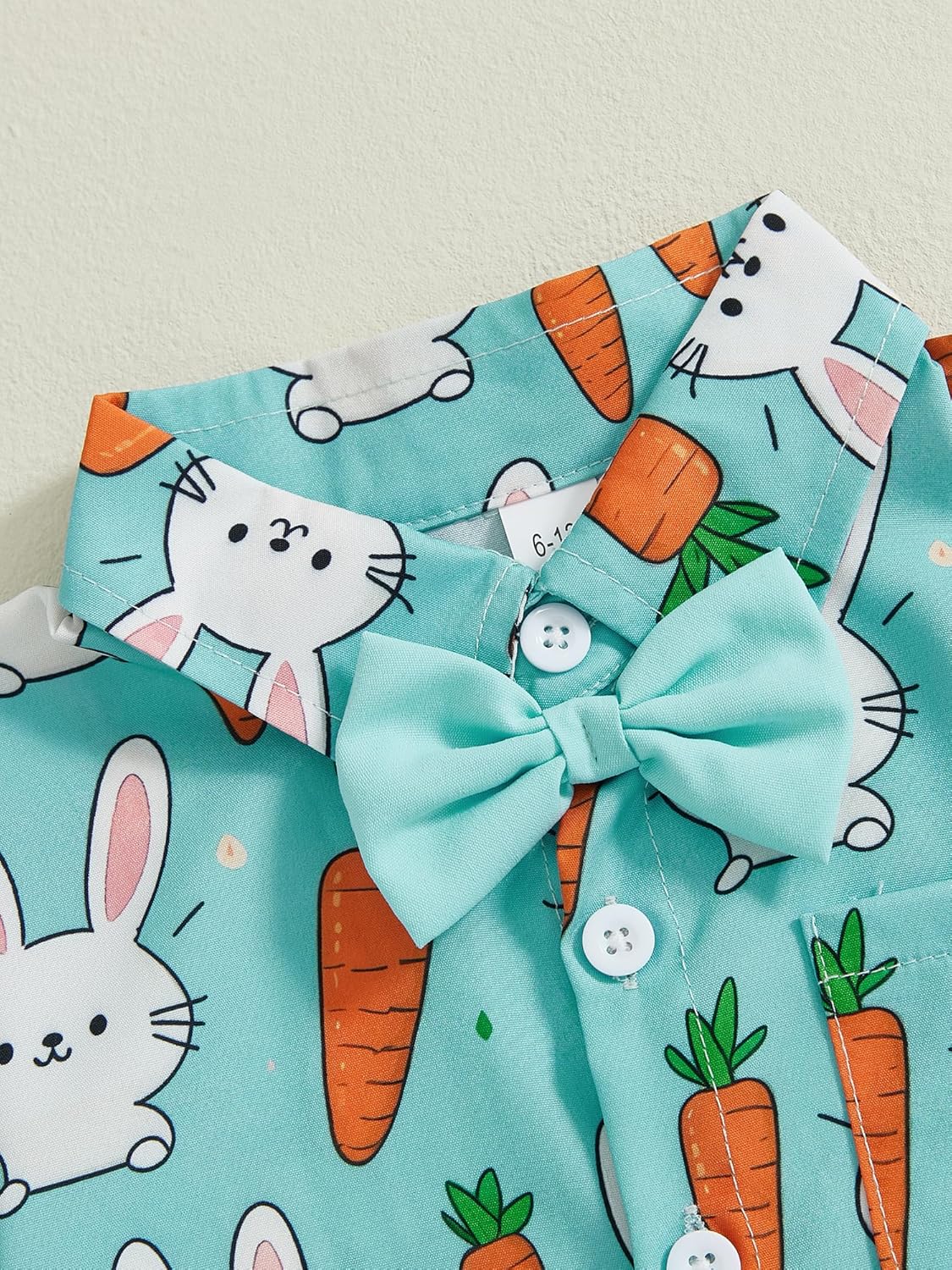 Easter Rabbit Print Toddler Outfit