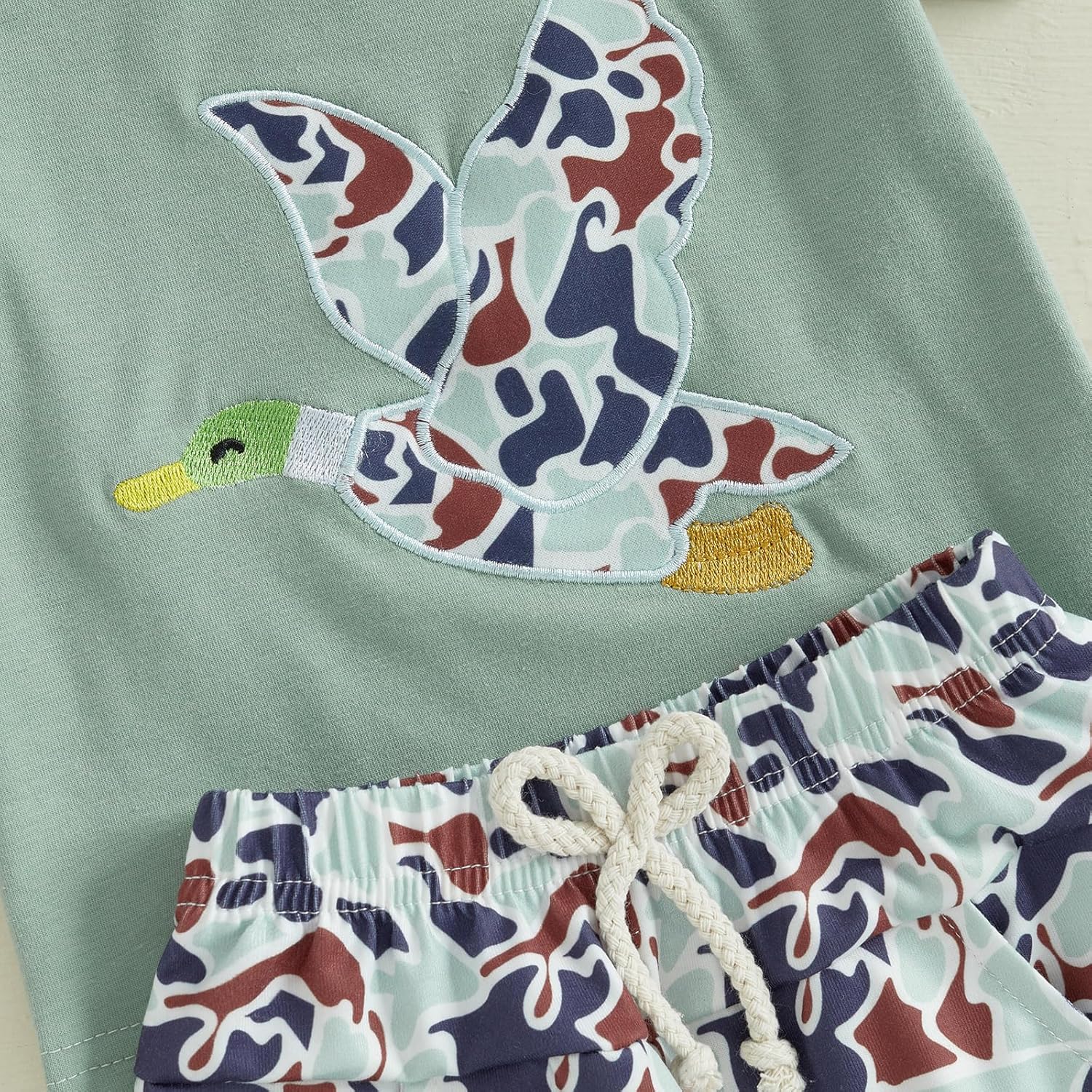 Mallard Duck Toddler Hunting Set Style Camo Shorts for Boys